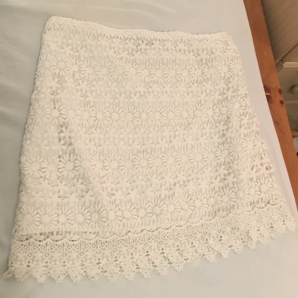 Zara Boho Lace Skirt